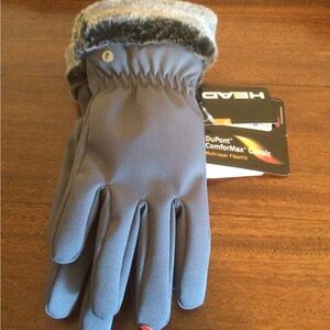 Head Gloves with Faux Fur Trim